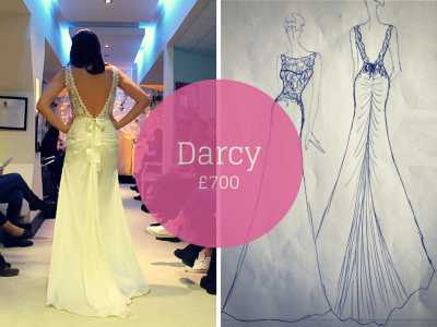 DARCY SAVVY CHIC BACKLESS WEDDING DRESSES