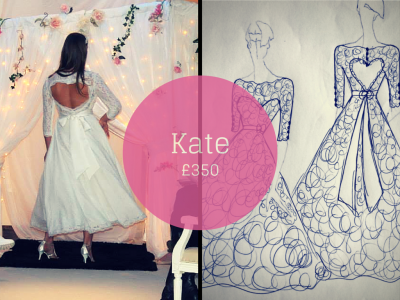 KATE SAVVY CHIC BACKLESS WEDDING DRESSES