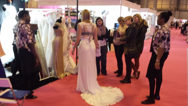 Estilo Moda Bridal at The National Wedding Show Birmingham NEC. Wedding Dresses and Bridedmaids Dresses Milton Keynes