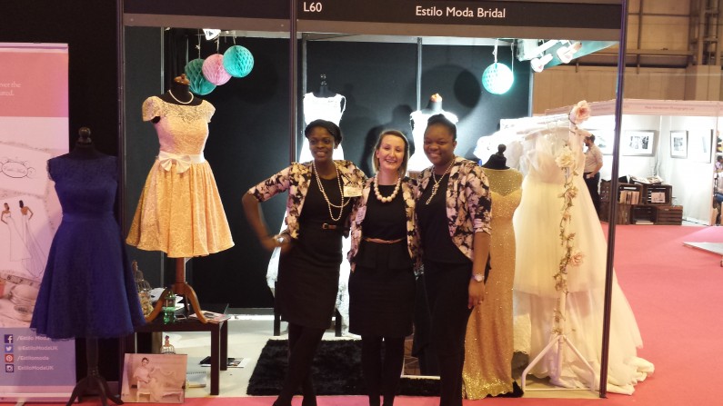 Estilo Moda Bridal at The National Wedding Show Birmingham NEC. Wedding Dresses and Bridedmaids Dresses Milton Keynes