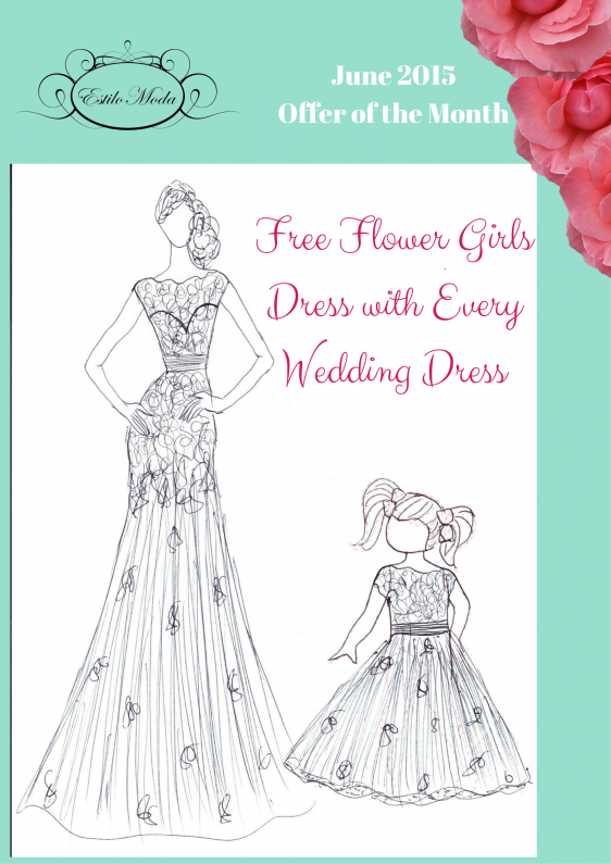 Free Flower Girls Dress with Every Wedding Dress